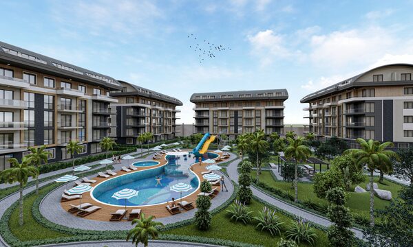 Апартаменты 1 спальня 48 м² в Аланье, Турция
