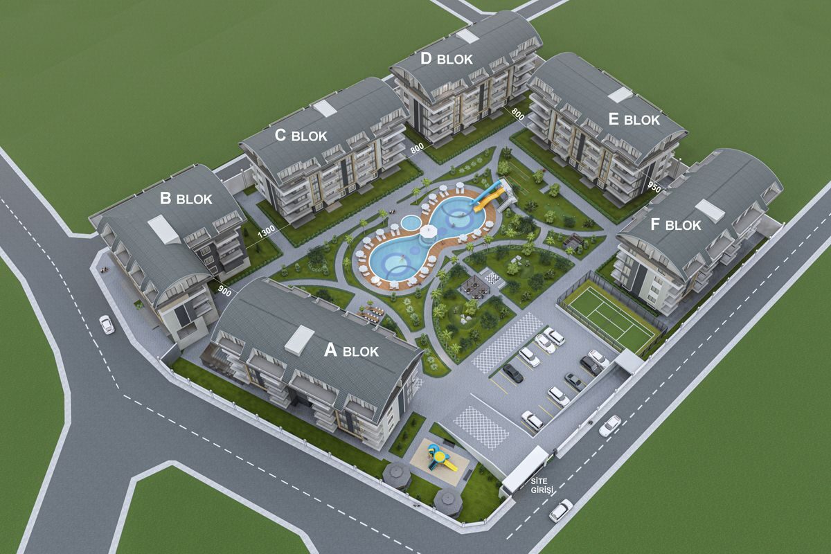 Квартира с 1 спальней, 48м² в Алания, Турция [ID: 0301-104842]