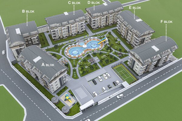 Apartament w Alanya, Turcja, 48m² - obraz 13