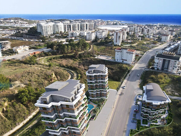 Mieszkanie, 1 sypialnia 65 m² w Alanyi, Türkiye