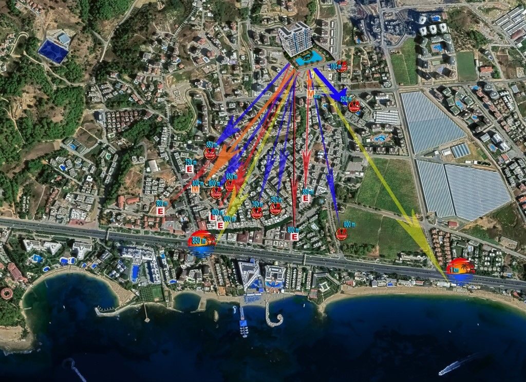 Квартира з 1 спальнею, 44м² в Аланія, Туреччина [ID: 0301-104949]