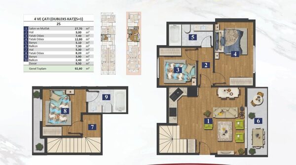Квартира в Аланія, Туреччина, 67м² - зображення 12