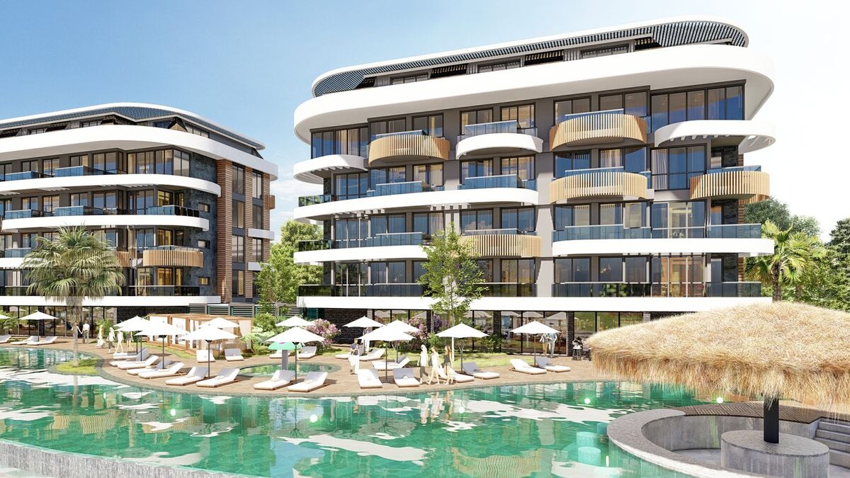 Apartament z 1 sypialnią, 45m² w Alanya, Turcja [ID: 0301-104972]