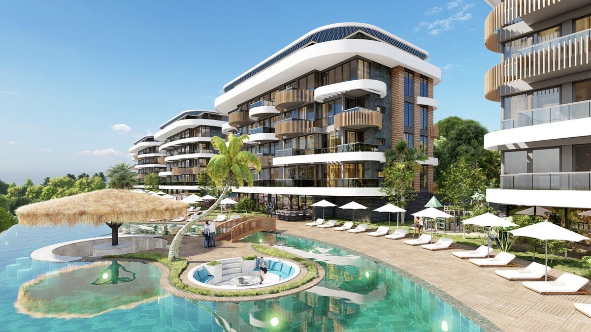 Apartament z 1 sypialnią, 45m² w Alanya, Turcja [ID: 0301-104972]