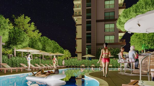 Квартира в Аланія, Туреччина, 55м² - зображення 14