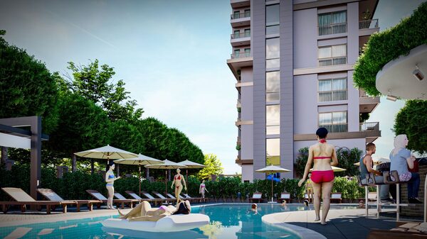 Квартира в Аланія, Туреччина, 55м² - зображення 7