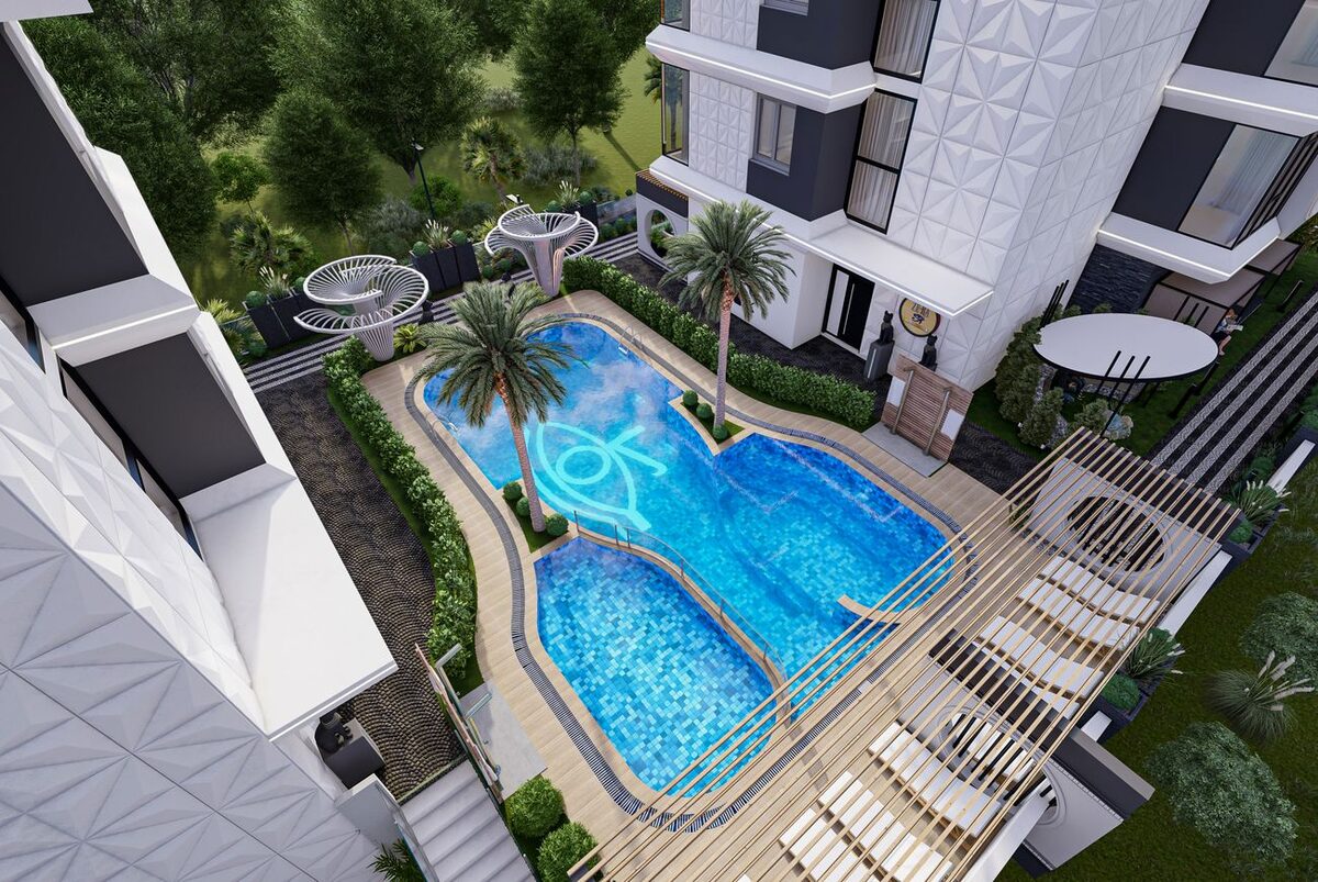 Apartament z 1 sypialnią, 45m² w Alanya, Turcja [ID: 0301-104992]