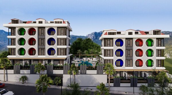 Квартира в Аланія, Туреччина, 45м² - зображення 2