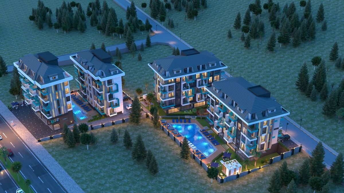 Квартира з 1 спальнею, 55м² в Аланія, Туреччина [ID: 0301-105018]