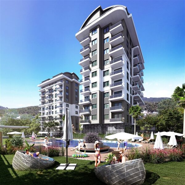 Квартира в Аланія, Туреччина, 55м²