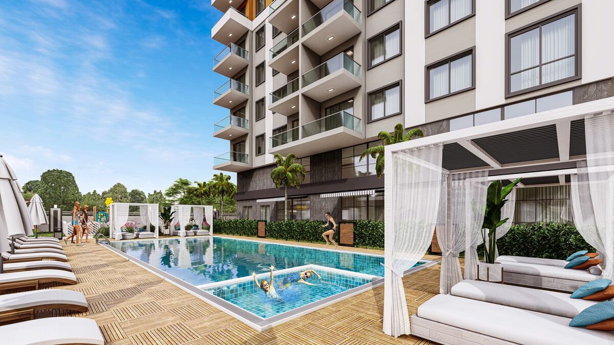 Квартира с 1 спальней, 43м² в Алания, Турция [ID: 0301-105026]