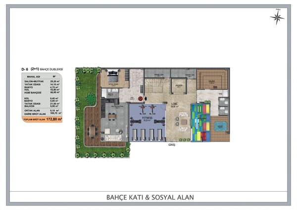 Квартира в Аланія, Туреччина, 44м² - зображення 7