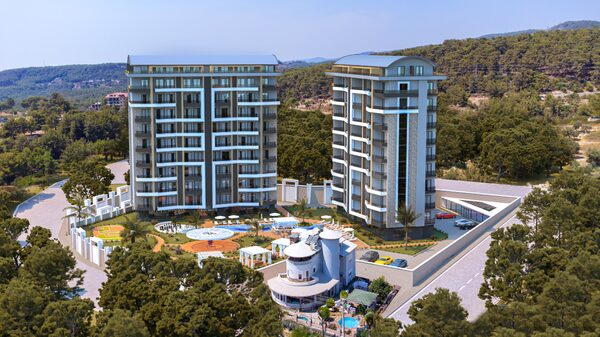 Апартаменты, 1 спальня 50 м² в Аланье, Турция