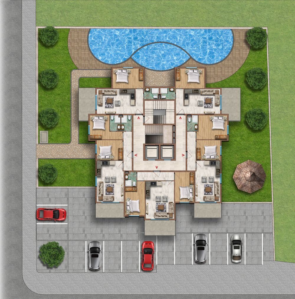 Квартира з 2 спальнями, 100м² в Аланія, Туреччина [ID: 0301-105054]