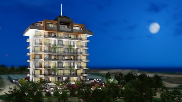 Апартаменти 1 спальня 42 м² в Аланії, Туреччина