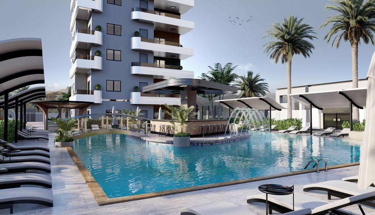 Apartment with 1 bedroom, 55m² in Alanya, Turkey [ID: 0301-105100]