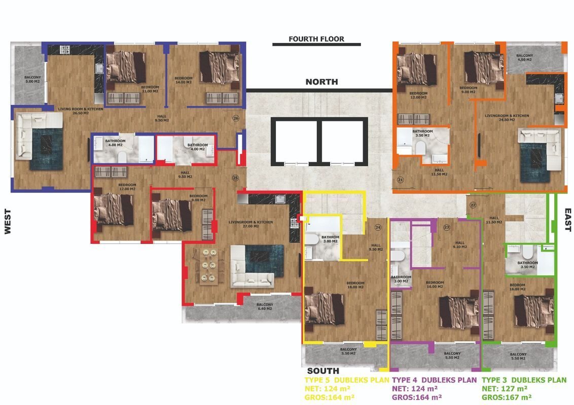 Квартира с 1 спальней, 62м² в Алания, Турция [ID: 0301-105104]