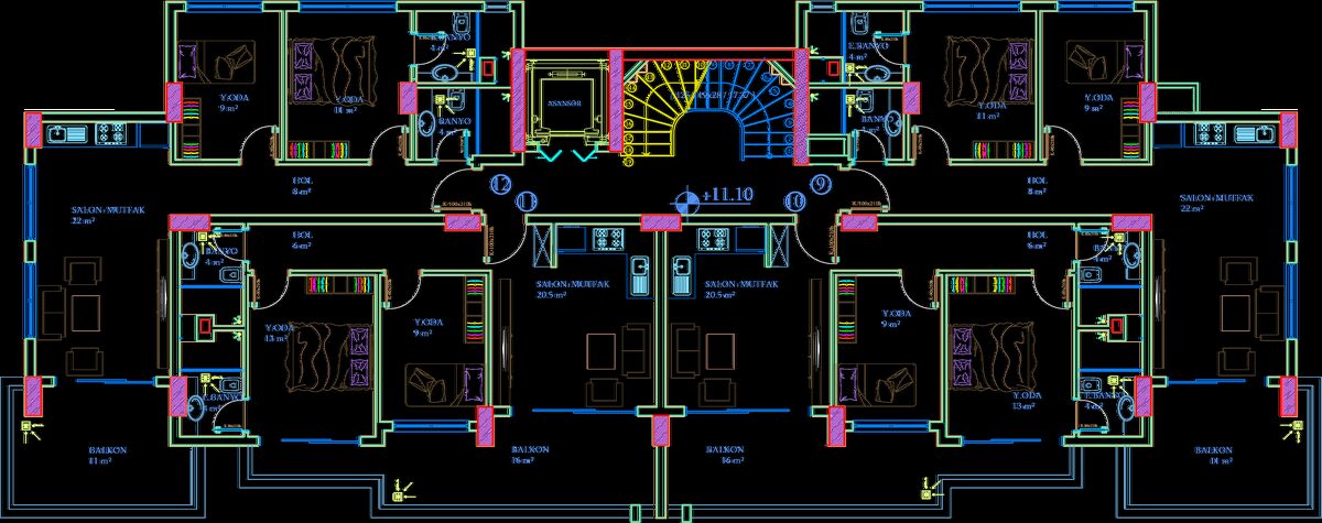 Apartment with 2 bedrooms, 76m² in Alanya, Turkey [ID: 0301-105121]