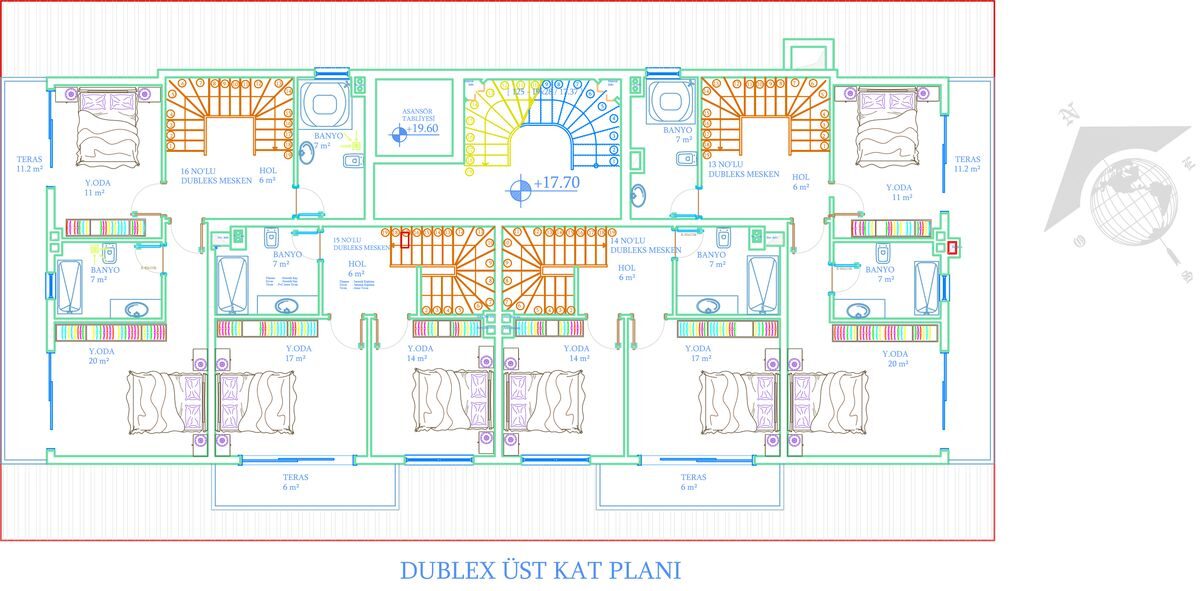 Apartment with 1 bedroom, 51m² in Alanya, Turkey [ID: 0301-105122]