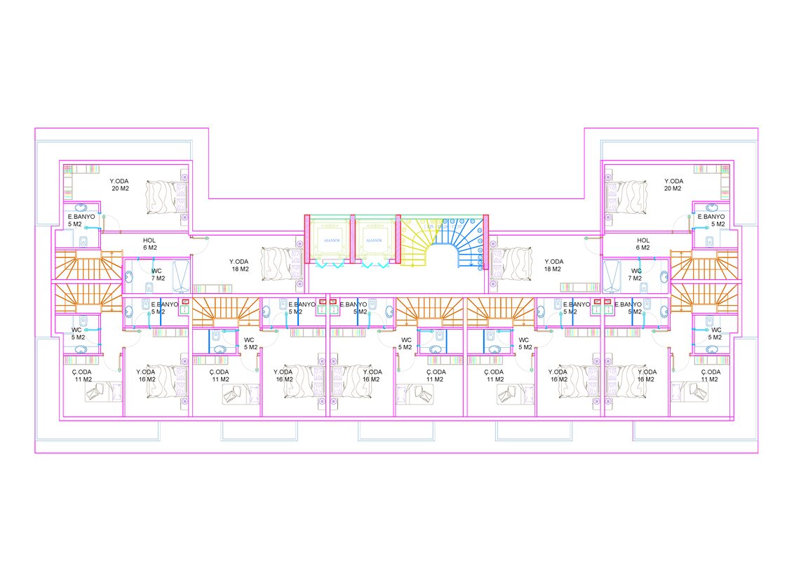 Квартира з 2 спальнями, 48м² в Аланія, Туреччина [ID: 0301-105127]