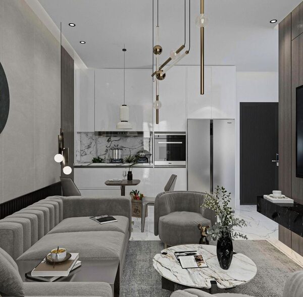 Квартира в Алания, Турция, 46м² - изображение 4