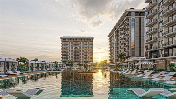 Квартира в Алания, Турция, 50м² - изображение 9