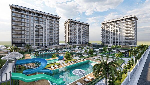 Апартаменти 1 спальня 50 м² в Аланії, Туреччина