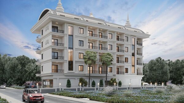 Апартаменты 1 спальня 64 м² в Аланье, Турция