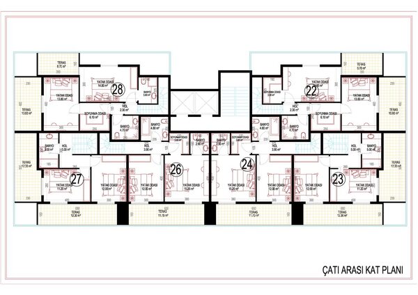 Квартира в Алания, Турция, 64м² - изображение 23