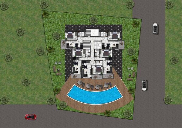 Квартира в Алания, Турция, 49м² - изображение 9