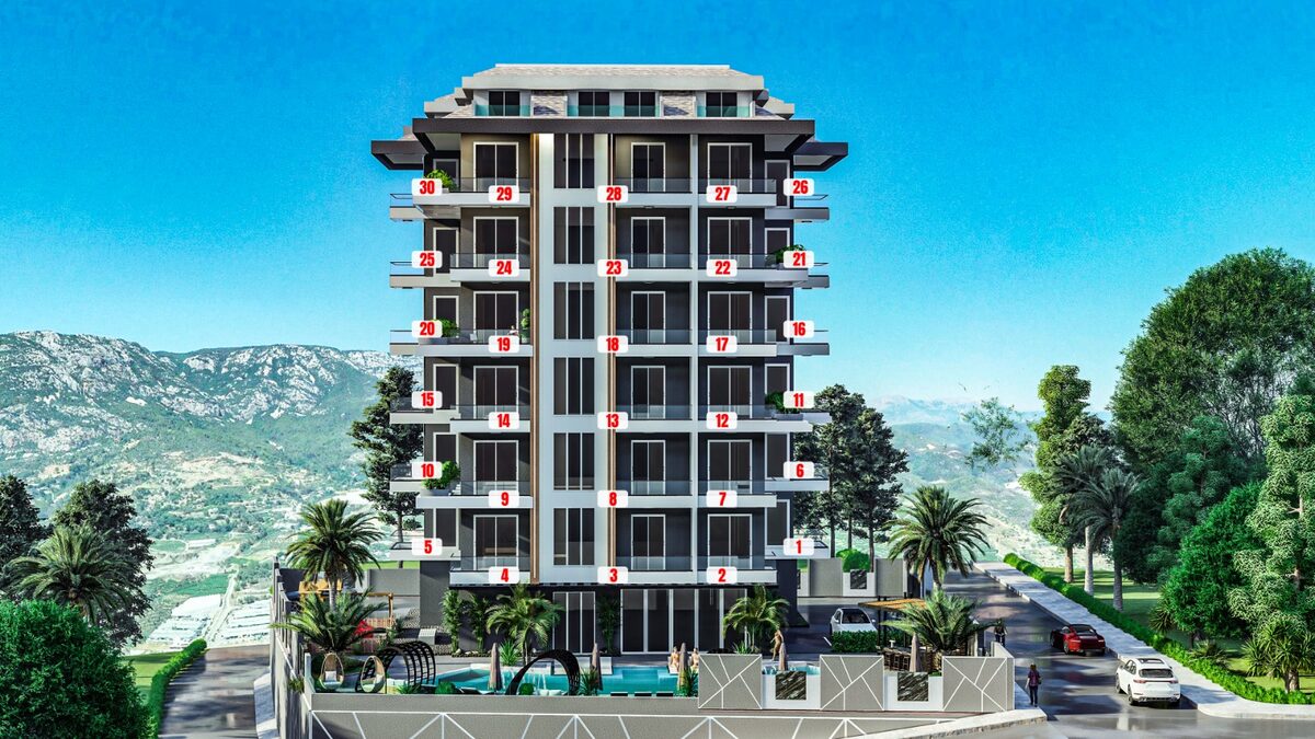 Квартира с 1 спальней, 49м² в Алания, Турция [ID: 0301-105209]