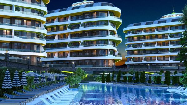 Apartment 1 bedroom 75 m² in Alanya, Türkiye