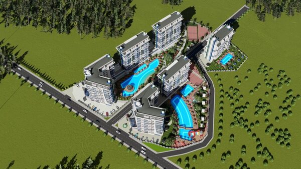 Квартира в Алания, Турция, 50м² - изображение 2
