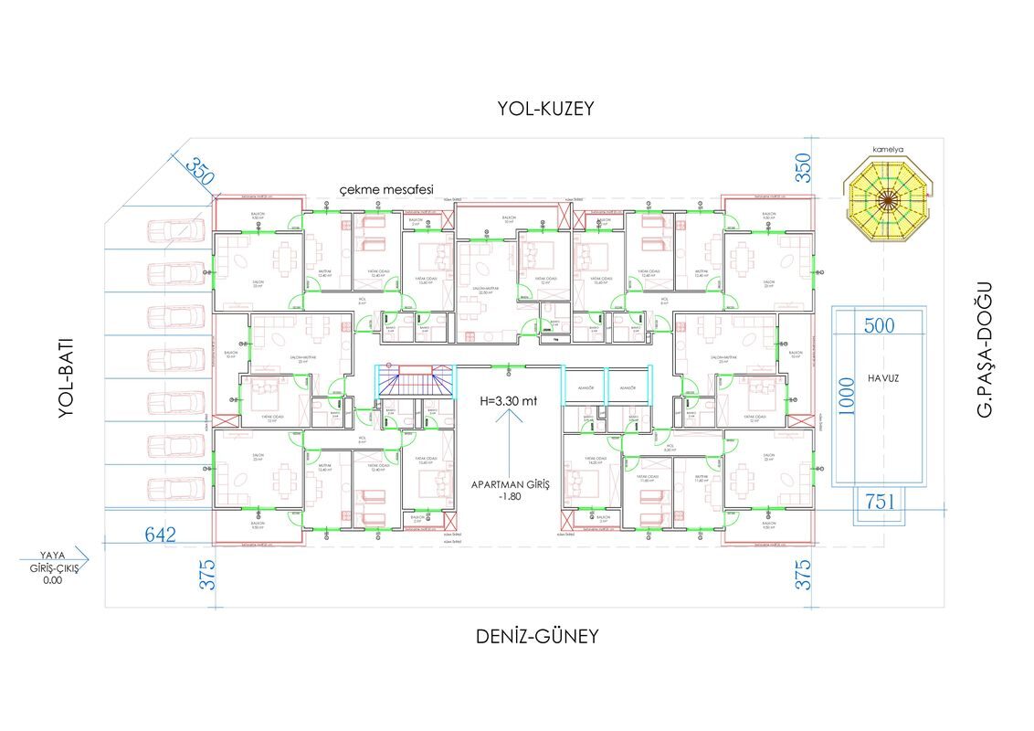 Apartament z 1 sypialnią, 68m² w Alanya, Turcja [ID: 0301-105305]