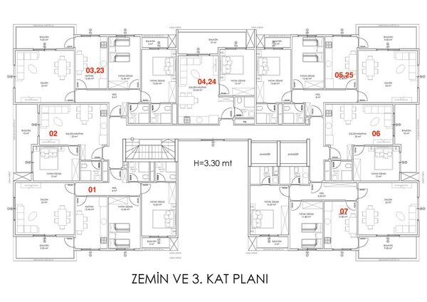 Квартира в Алания, Турция, 68м² - изображение 6
