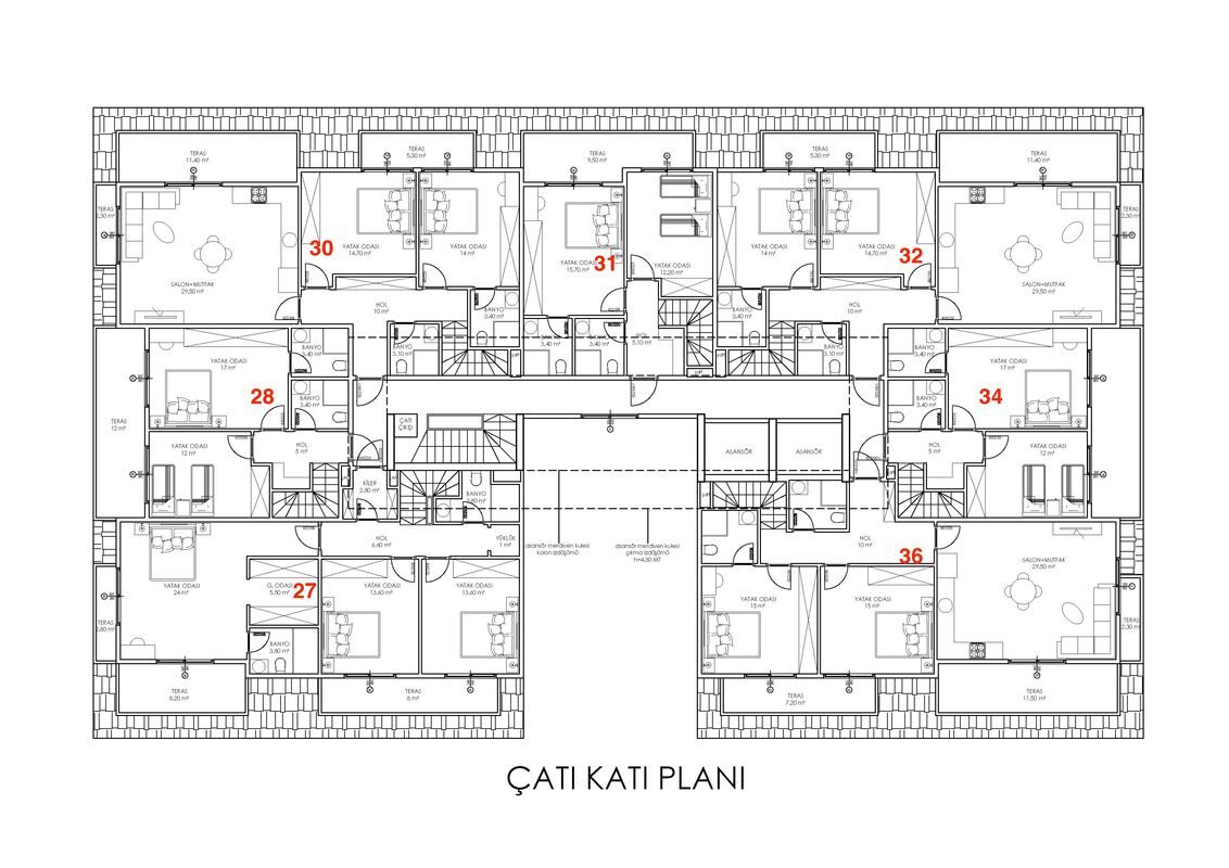 Apartament z 1 sypialnią, 68m² w Alanya, Turcja [ID: 0301-105305]