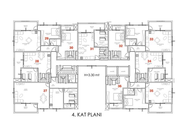 Квартира в Алания, Турция, 68м² - изображение 9