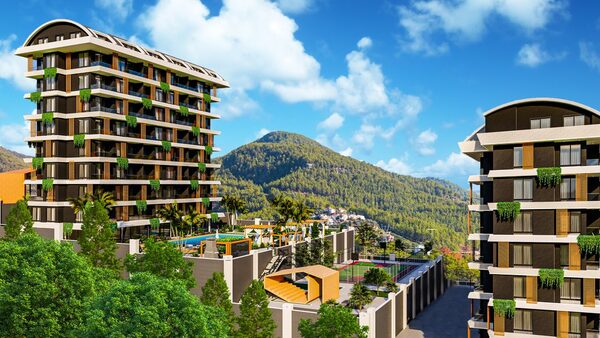 Квартира в Алания, Турция, 54м²
