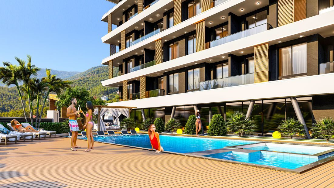 Apartment with 1 bedroom, 54m² in Alanya, Turkey [ID: 0301-105307]