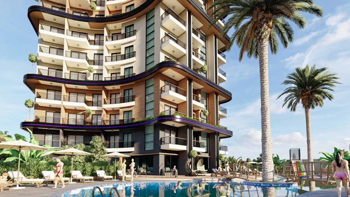 Apartment with 1 bedroom, 53m² in Alanya, Turkey [ID: 0301-105318]