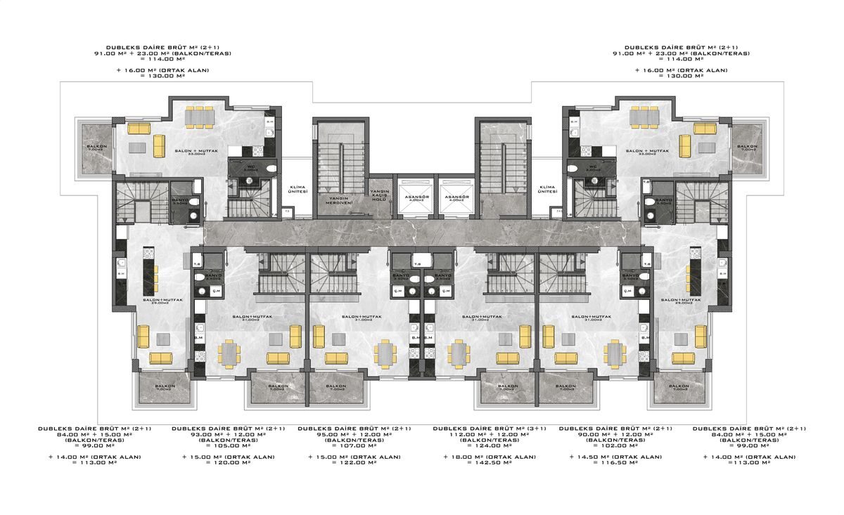 Квартира с 1 спальней, 63м² в Алания, Турция [ID: 0301-105327]