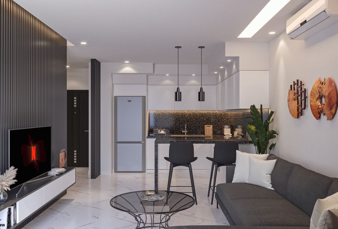 Квартира з 1 спальнею, 55м² в Аланія, Туреччина [ID: 0301-105336]