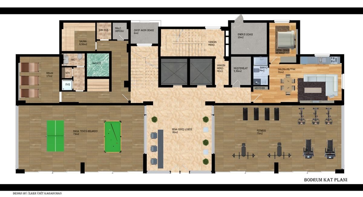 Квартира з 1 спальнею, 55м² в Аланія, Туреччина [ID: 0301-105336]