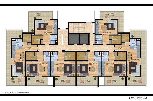 Квартира в Алания, Турция, 55м² - изображение 3