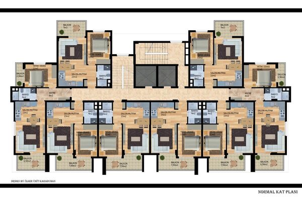 Квартира в Алания, Турция, 55м² - изображение 5