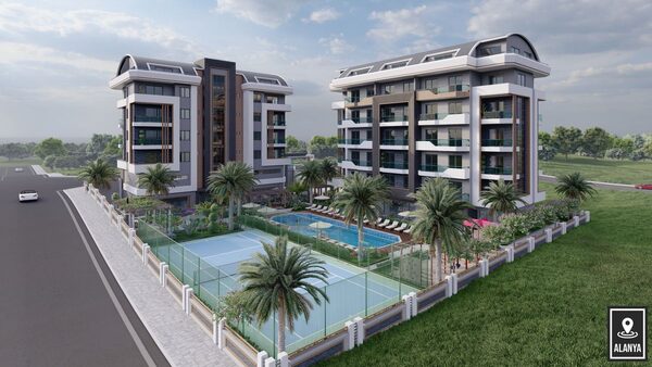 Квартира в Алания, Турция, 60м²