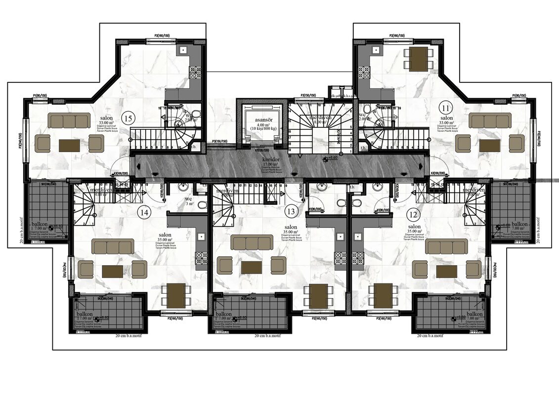 Квартира з 1 спальнею, 55м² в Аланія, Туреччина [ID: 0301-105384]