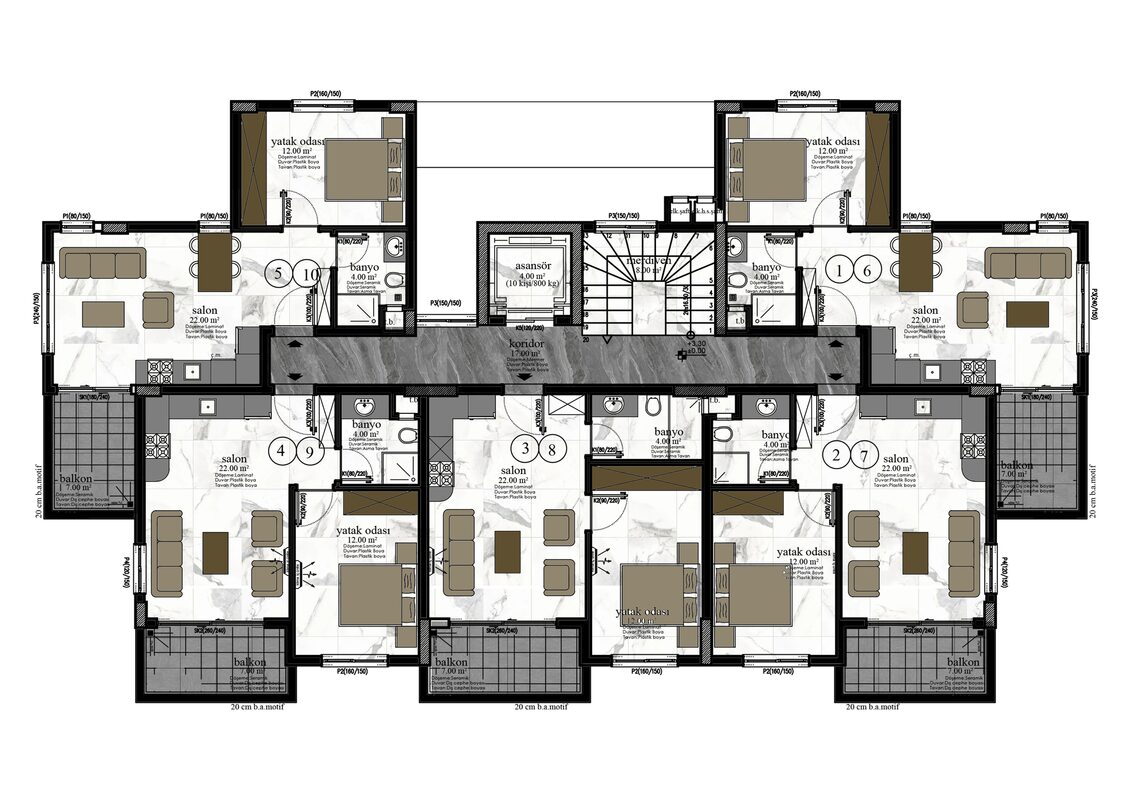 Квартира з 1 спальнею, 55м² в Аланія, Туреччина [ID: 0301-105384]