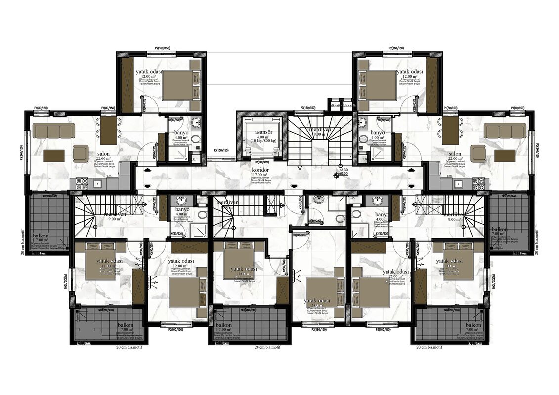 Квартира з 1 спальнею, 55м² в Аланія, Туреччина [ID: 0301-105384]