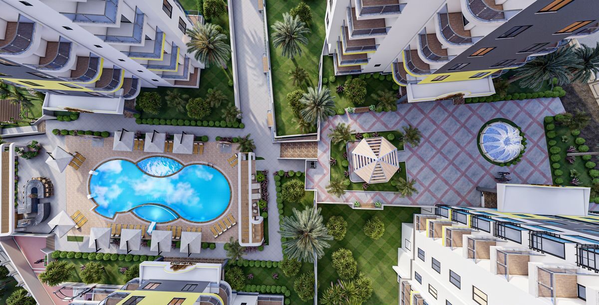 Квартира с 1 спальней, 52м² в Алания, Турция [ID: 0301-105398]